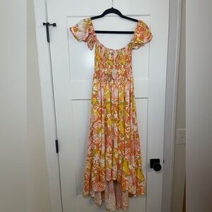 NWT Petal & Pup Feliz Off Shoulder Maxi Dress Size S